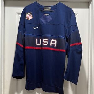 Nike USA Navy Hockey Jersey